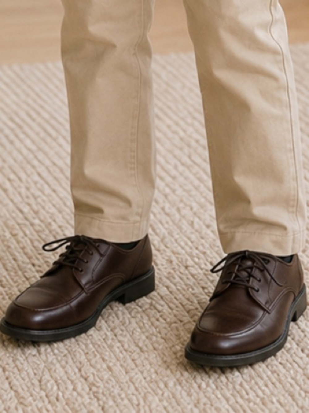 Kenneth Cole New York Rich Brown Men's Derbys - Size 8.5
